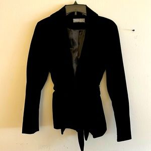 Blk Velvet Blazer